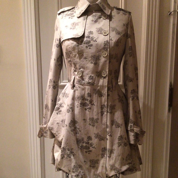 Rare TOPSHOP Trench Coat UK - Picture 1 of 5